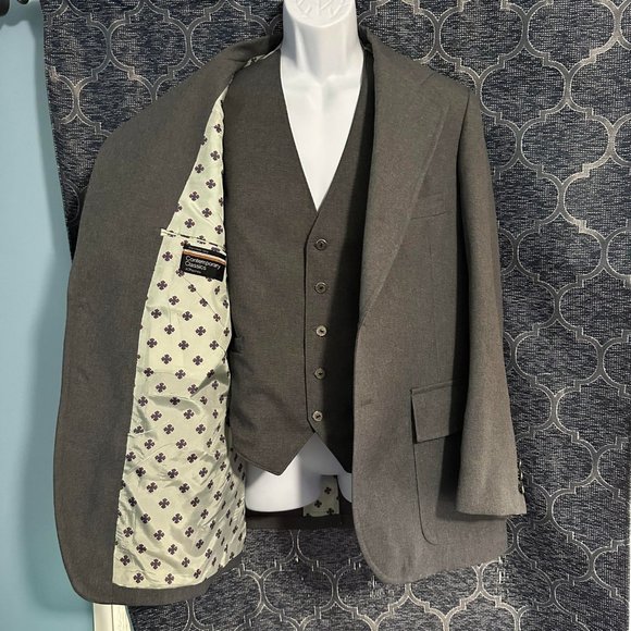 jcpenney Suits & Blazers Jc Penny Mens Contemporary Classic 3 Piece